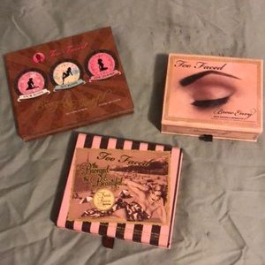Too Faced bronzer/brow pallets 3 total